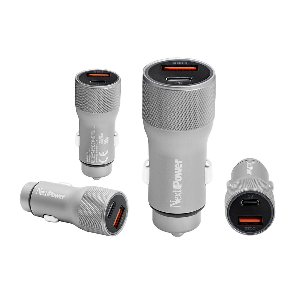 Next Power NP525 USB/PD Araç içi Hızlı Şarj Adaptörü - Gri