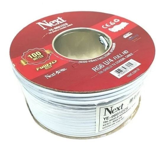 Next YE-9601AL RG6 U6 Kablo CCS Uydu Kablo - Metre