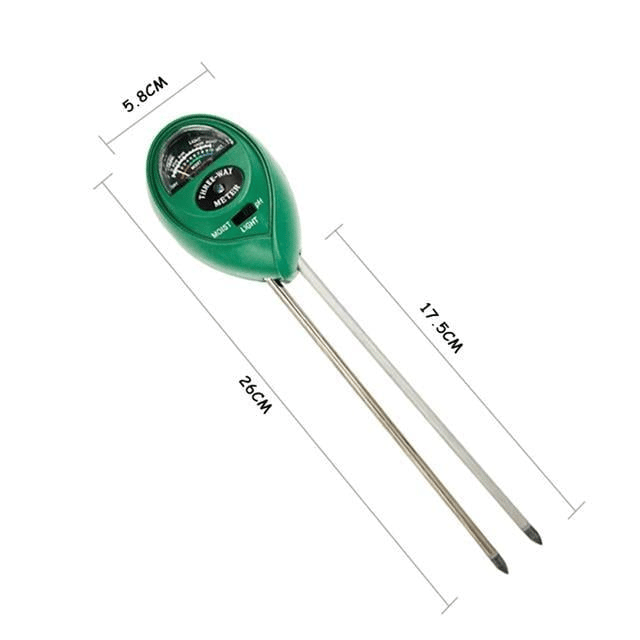 Noyafa TR-01 Analog Toprak Analiz Test Cihazı PH-SU NEM-IŞIK Metre Ölçer