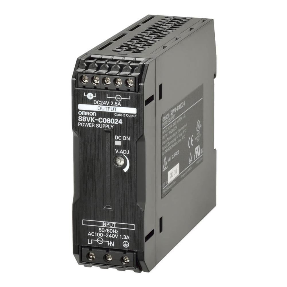 Omron S8VK C06024 24 V Dc 2.5A Ray Tipi Güç Kaynağı