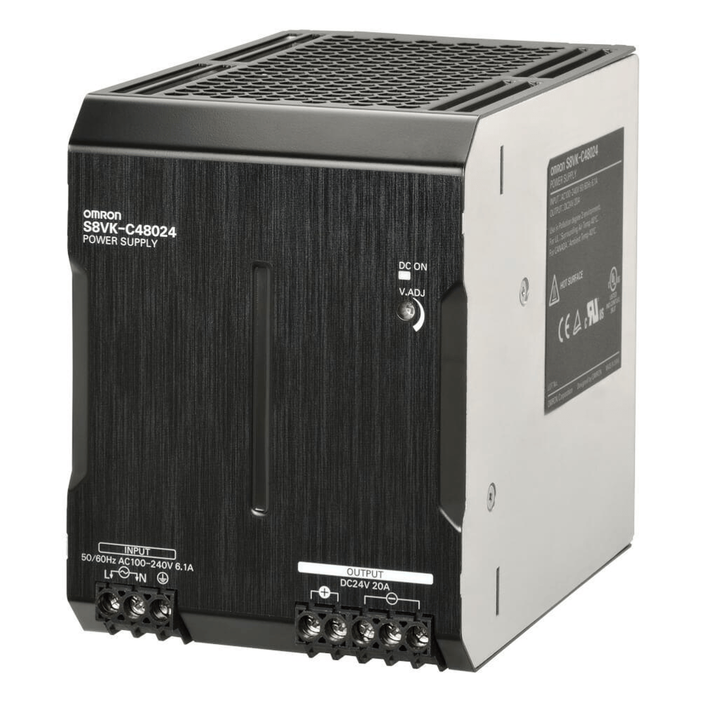 Omron S8VK-T48024 Ray Tipi Güç Kaynağı 480w 24VDC 20A