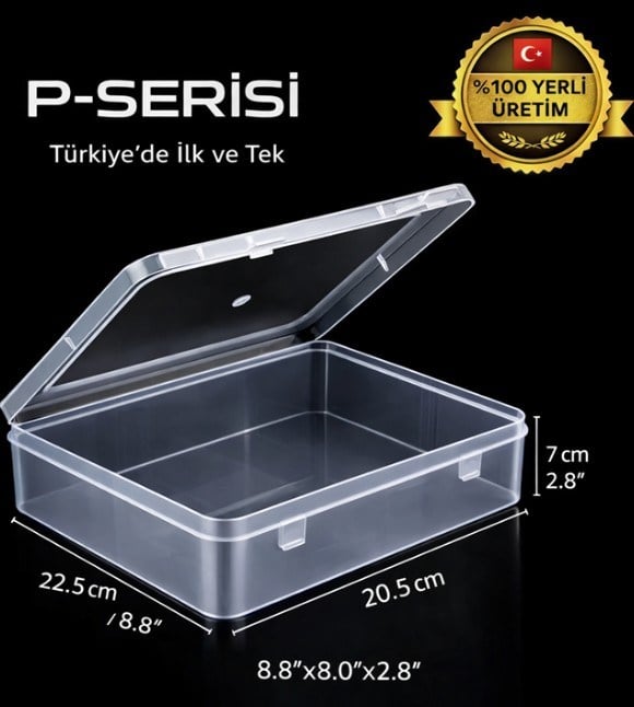 P-Serisi PB1 Plastik Büyük Organizer Kutu
