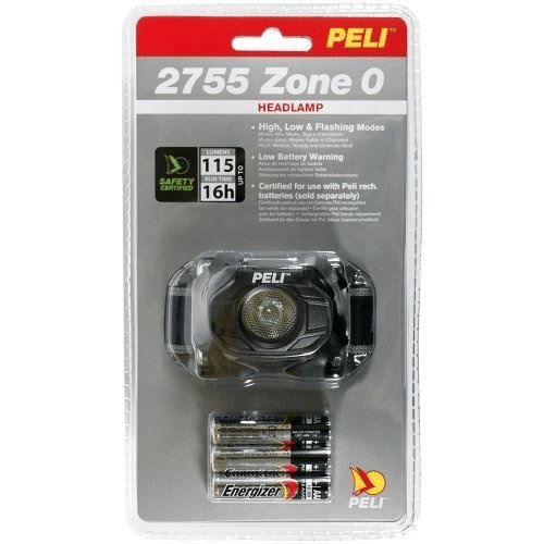Peli 2755Z0 ATEX Zone 0 Pilli Led Kafa Feneri