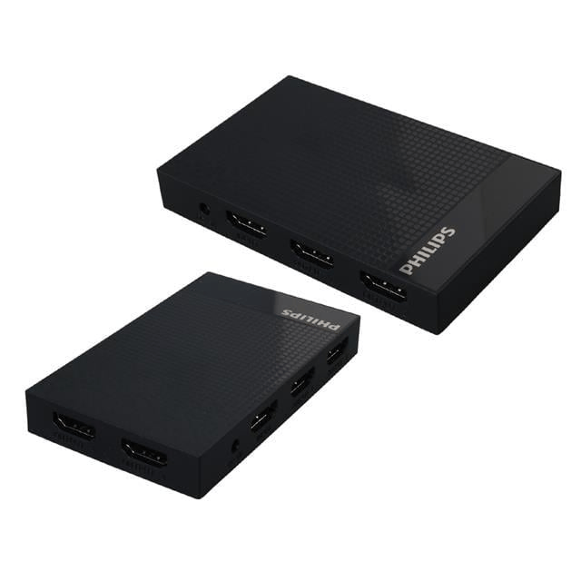 Philips SWV9023B/93  4K HDMI Splitter 1 Giriş - 4 Çıkış Ultra HD Görüntü Dağıtıcı