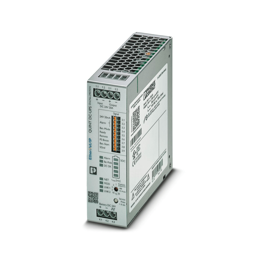 Phoenix Contact- 2907074 QUINT4-UPS/24DC/24DC/20/EIP - Kesintisiz güç kaynağı
