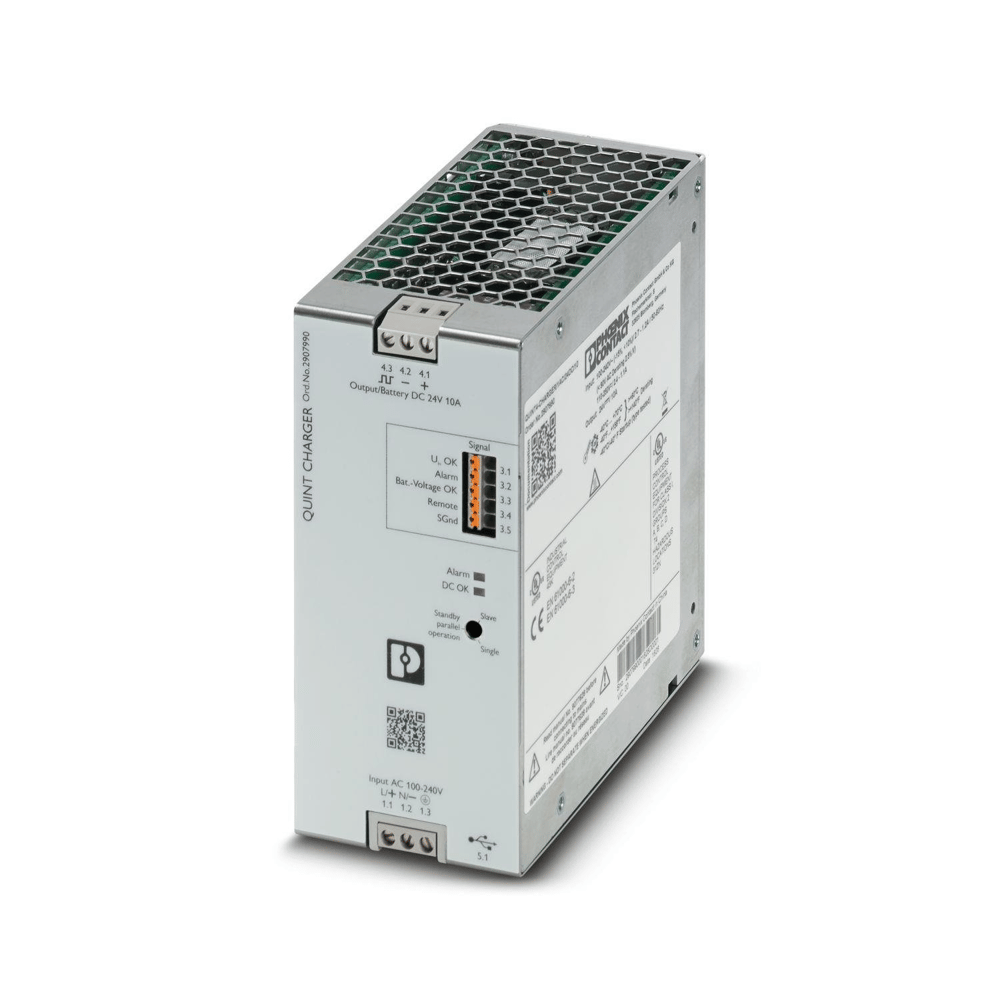 Phoenix Contact- 2907990 QUINT4-CHARGER/1AC/24DC/10 - Akü şarj aleti
