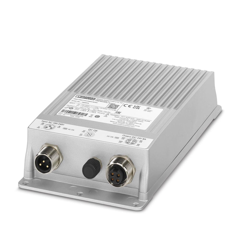 Phoenix Contact 1065976 TRIO-PS67/1AC/24DC/8/INC | TRIO POWER | 7/8 inç Yuvarlak Konnektör | 24 V DC / 8 A