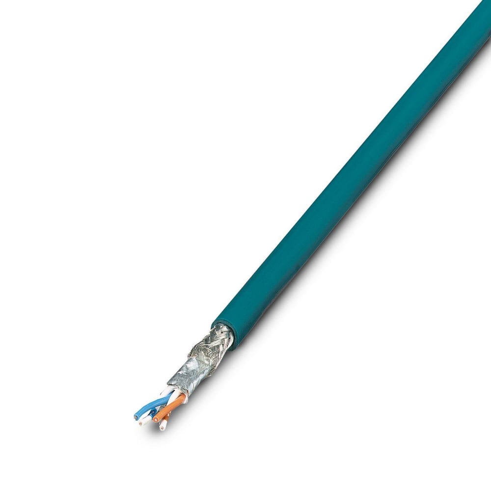 Phoenix Contact 2744830 FL CAT5 FLEX | Montaj Kablosu | Ethernet CAT5, Ekranlı, PUR, Su Mavisi