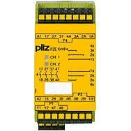 Pilz 787586 PZE X4VP4 C 24VDC Kontak Genişletme Bloğu – 4 N/O, 1–4 sn Ayarlanabilir Gecikme