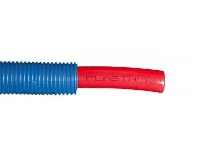 Plastherm Pe-Rt Oksijen Bariyerli Boru 16X2 (Mavi Spiralli) - 100 Mt - .