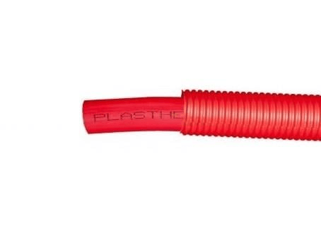 Plastherm Pe-Rt Oksijen Bariyerli Boru 16X2 (Kırmızı Spiralli) - 100 Mt - .