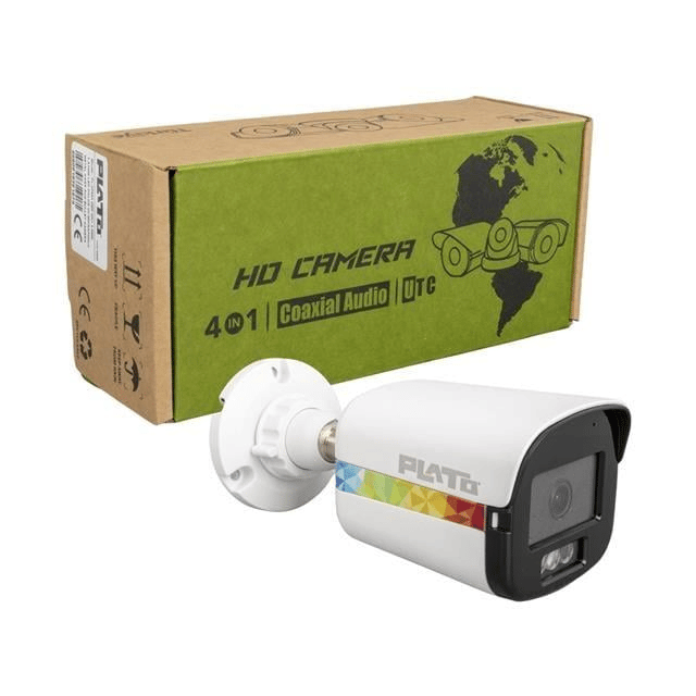 Plato PL-22995 5mp Color Vu Mikrofonlu 2.8 Mm 3 Atom Led Metal Kasa Ahd Bullet Kamera