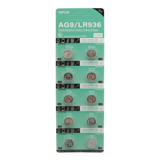 PowerMaster AG9 LR936 1.5V Alkalin Düğme Pil (10lu Paket)
