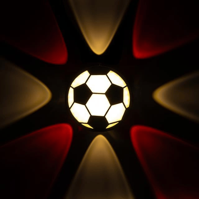PowerMaster PM-24456 Gün Işığı - Kırmızı Futbol Topu Dekoratif LED Duvar Aplik