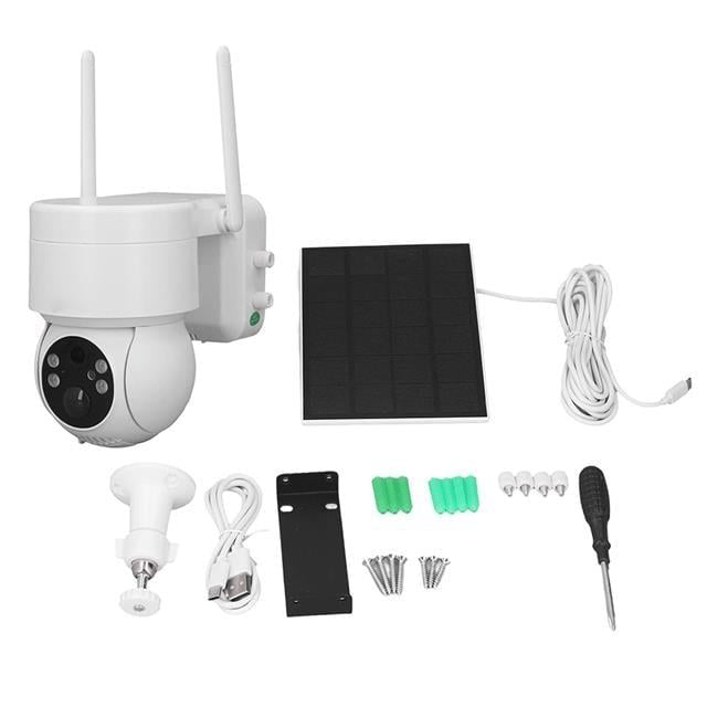 PowerMaster PM-26196 Solar Güneş Panelli Dış Mekan Wifi Kamera 4MP 1080P ICSEE Uygulama Destekli