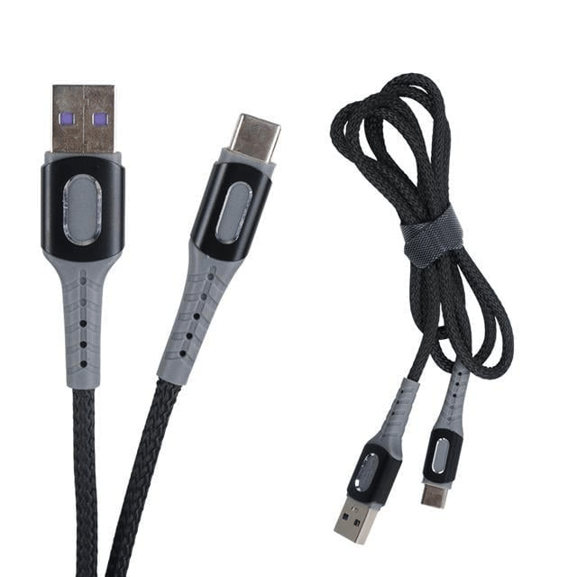PowerMaster PM-3785 USB-A TO Type-C 5 Amper Şarj Ve Data Veri Kablosu (1 Metre)