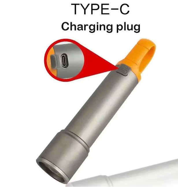 Powerdex PD-3900 1000 Lümen LED Şarjlı El Feneri