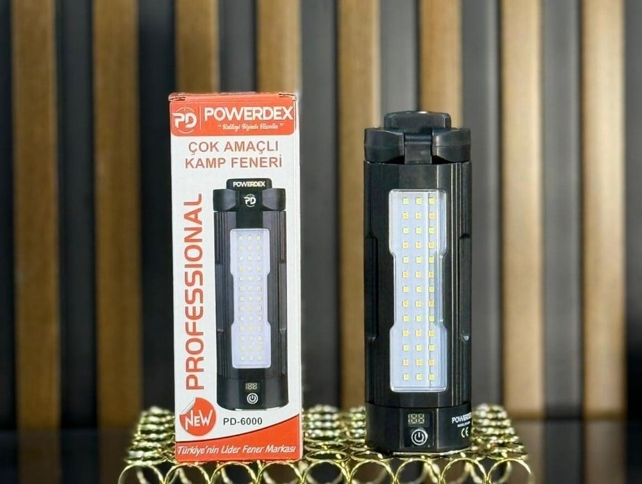 Powerdex PD-6000 Çok Amaçlı Kamp Feneri Işıldak