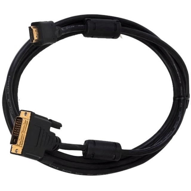 Powermaster 10 Metre DVI 24+1 Erkek To HDMI 19 Pin Erkek Altın Uçlu HDMI DVI Kablo