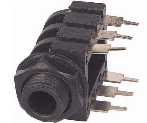 Powermaster 9920 6.3mm Gitar Jack Şase Yatık Stereo Jack