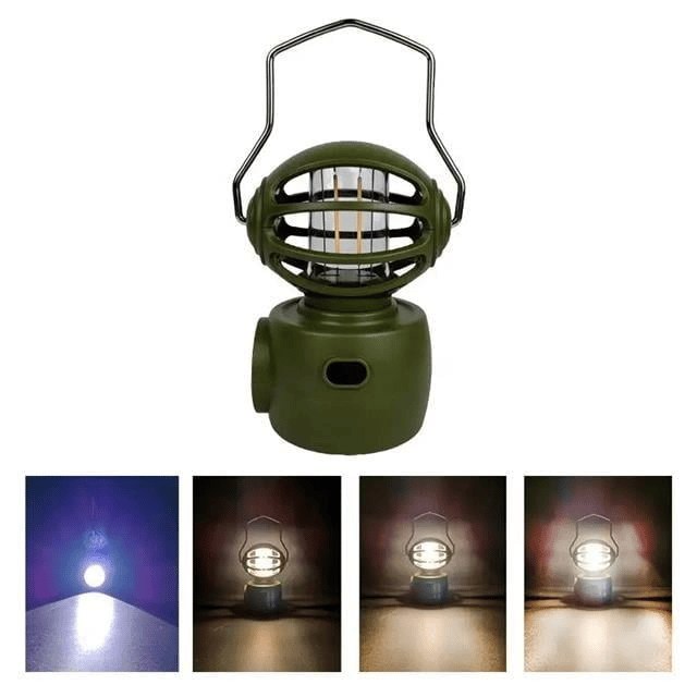 Powermaster LF-3328A 4 Çalışma Modlu Type-C Şarjlı 30 Watt Power Filament Led Kamp Lambası