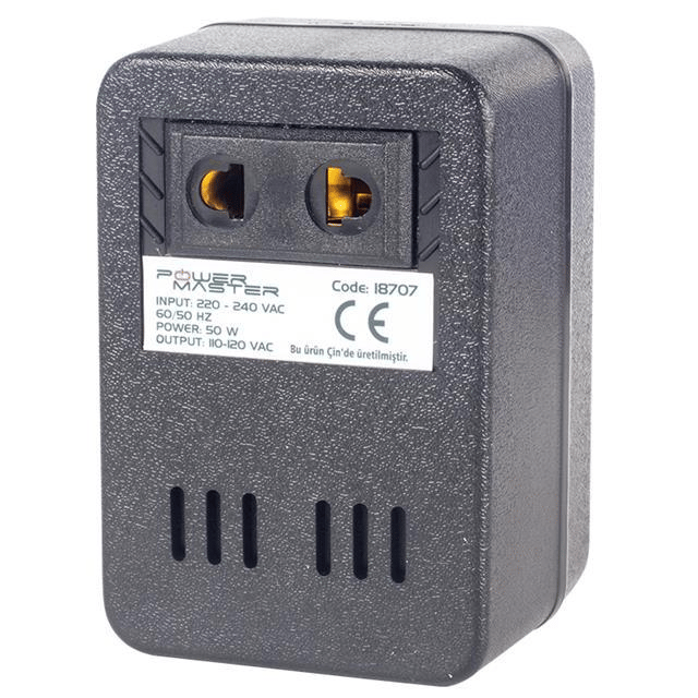 Powermaster PM-18707 220V-110V 50Va Ac/Ac Dönüştürücü Transformatör