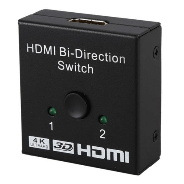 Powermaster PM-19903 Çift Yönlü 2 Port HDMI Splitter Çoklayıcı Birleştirici Switch