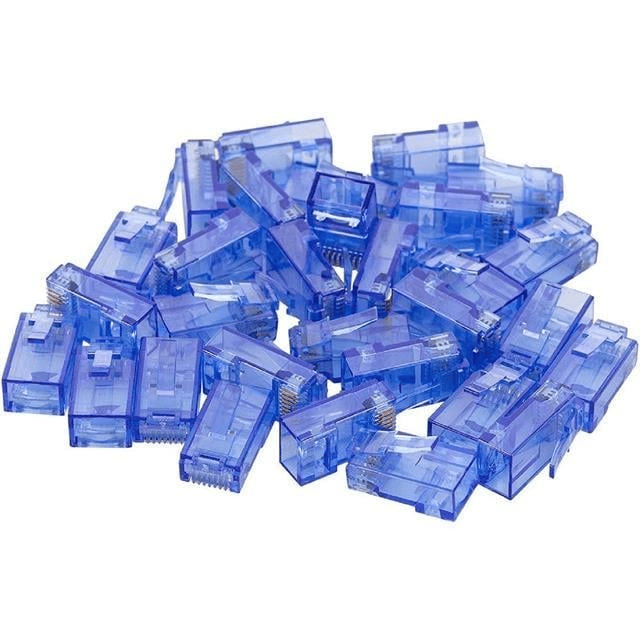 Powermaster PM-22702 RJ45 RJ45 CAT6 8P/8C Mavi Soket (100lü Paket)