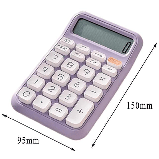Powermaster PM-25411 Mor 12 Haneli Hesap Makinesi