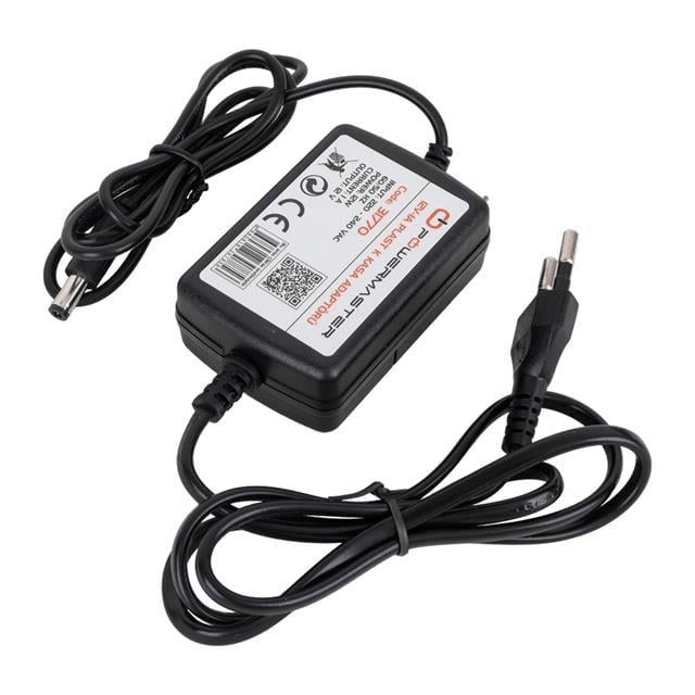 Powermaster PM-31770 12 Volt - 1 Amper - 12 Watt 5.5*2.5 Mm Uçlu İki Ucu Kablolu Masaüstü Adaptör