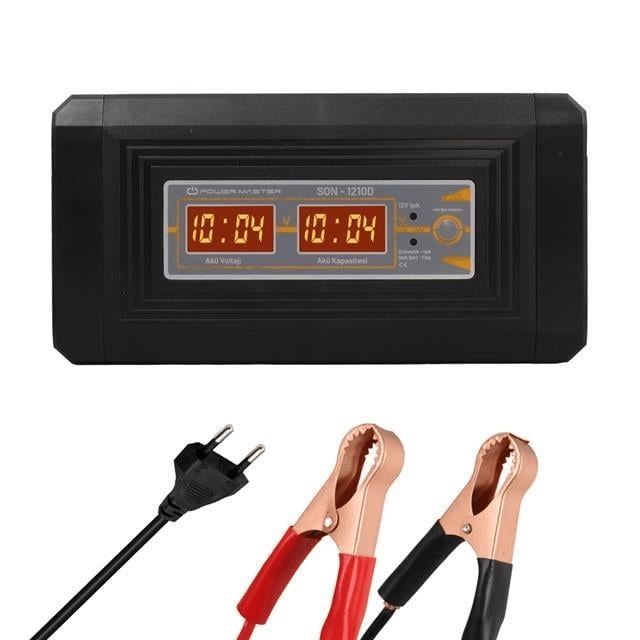 Powermaster PM-1210D 12 Volt 10 Amper Akıllı Akü Şarj Cihazı