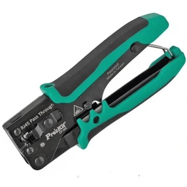 Proskit CP-342 Mini RJ45 Sıkma Pensesi 4 Fonksiyonlu Geçişli Konektör