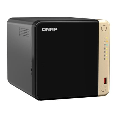 QNAP TS-464 4 Disk Yuvalı NAS | 8GB RAM, Intel Celeron N5095, 2.5GbE, HDMI 2.1