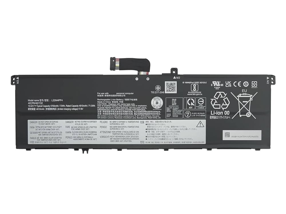 RETRO Lenovo L22M4PF4 Notebook Bataryası
