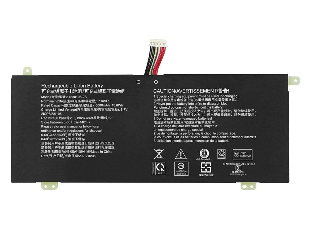 RETRO Toshiba Dynabook Satellite Pro C40-G, 4588105-2S Notebook Bataryası