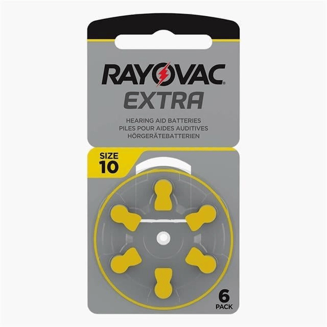 Rayovac 10 Numara Kulaklık Pili (6'lı Paket)