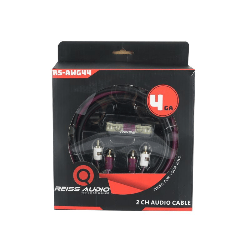 Reiss Audio RS-AWG44 100A 4GA Anfi Kablo Seti