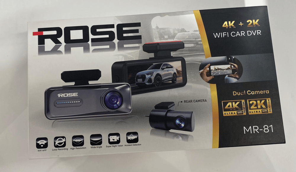 Rose MR-81 2K Ön Kamera + 1K Ön Kamera Full HD Araç Kamerası