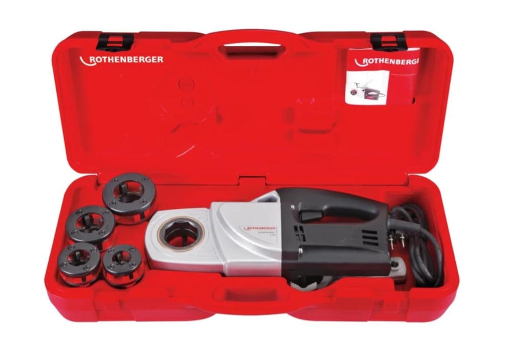 Rothenberger Süpertronic1250 Set - Elektrikli Diş Açma Makinası Ø ½X1¼