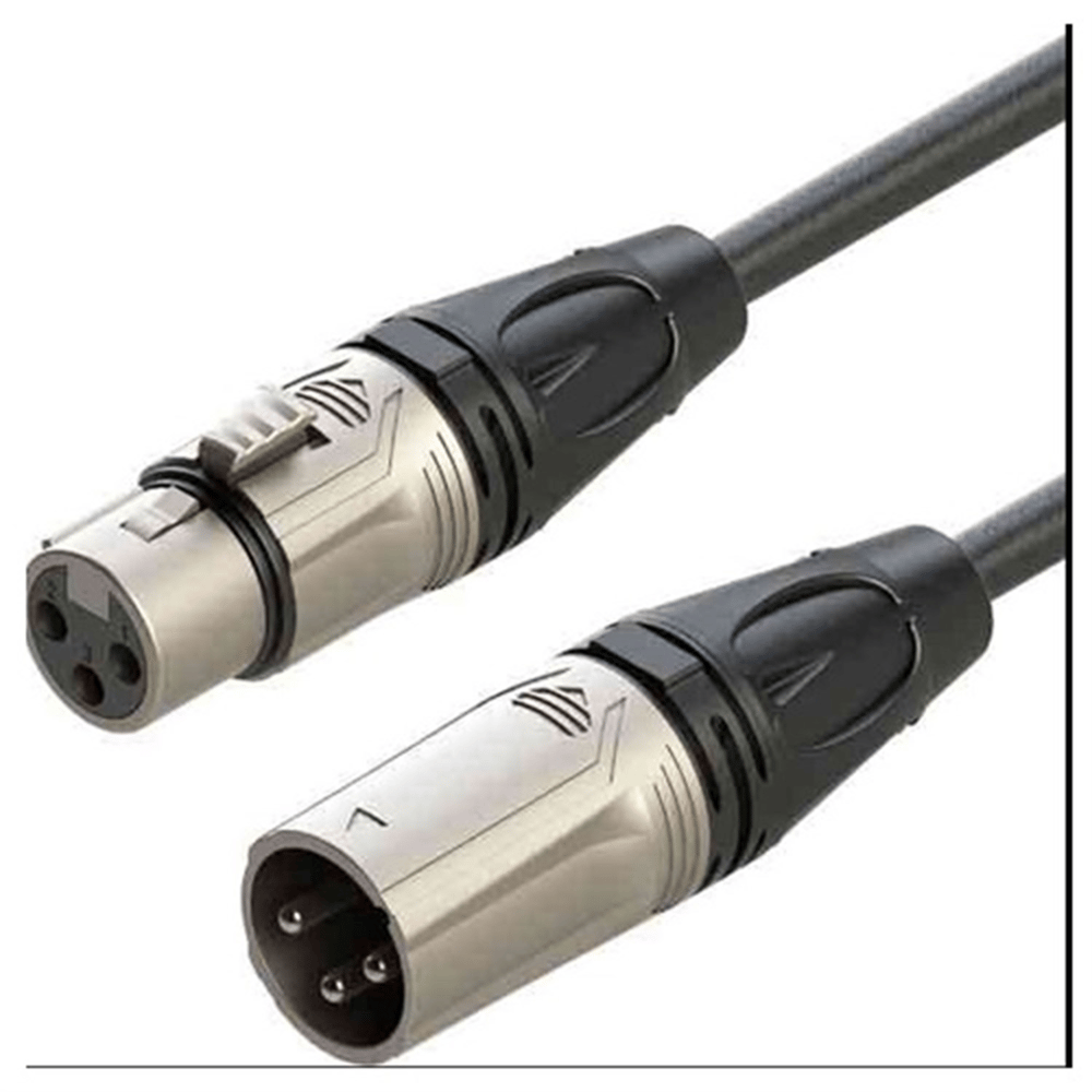 Roxtone RX-K12102 XLR Erkek XLR Dişi 2 Metre Mikrofon Kablosu