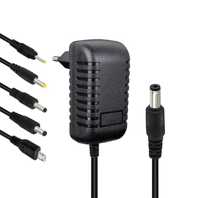 S-Link SLX-52A 5-9-12 Volt - 2 Amper Çok Uçlu Telefon Tablet PC Akü Akıllı Şarj Adaptörü