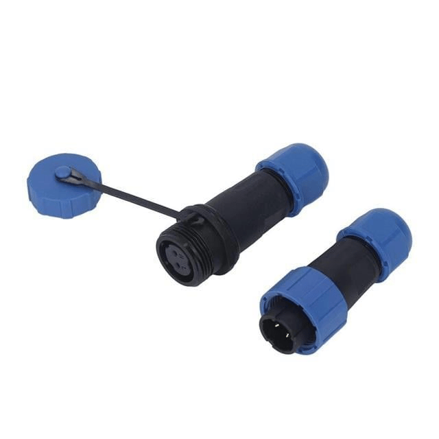 SD16 Su Geçirmez 2 Pin 16 Mm Konnektör Takımı
