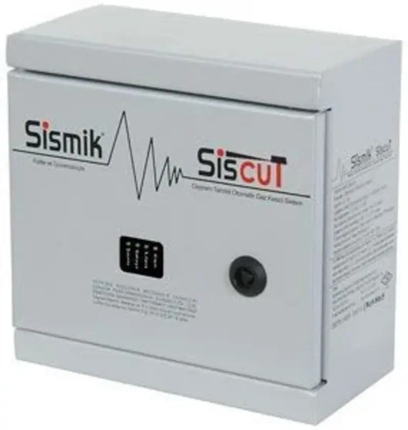 SİSMİK SiscuT Doğalgaz Çıkışlı Deprem Uyarı ve Alarm Cihazı