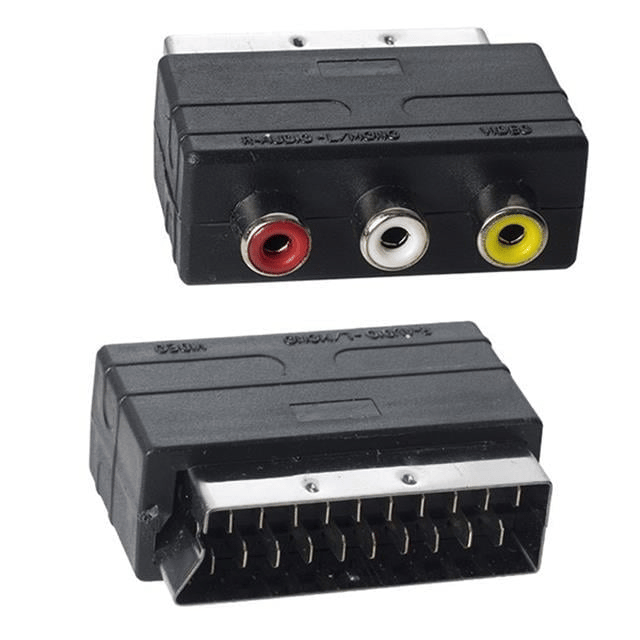 Scart Erkek-Rca Dişi Ara Mini Adaptör