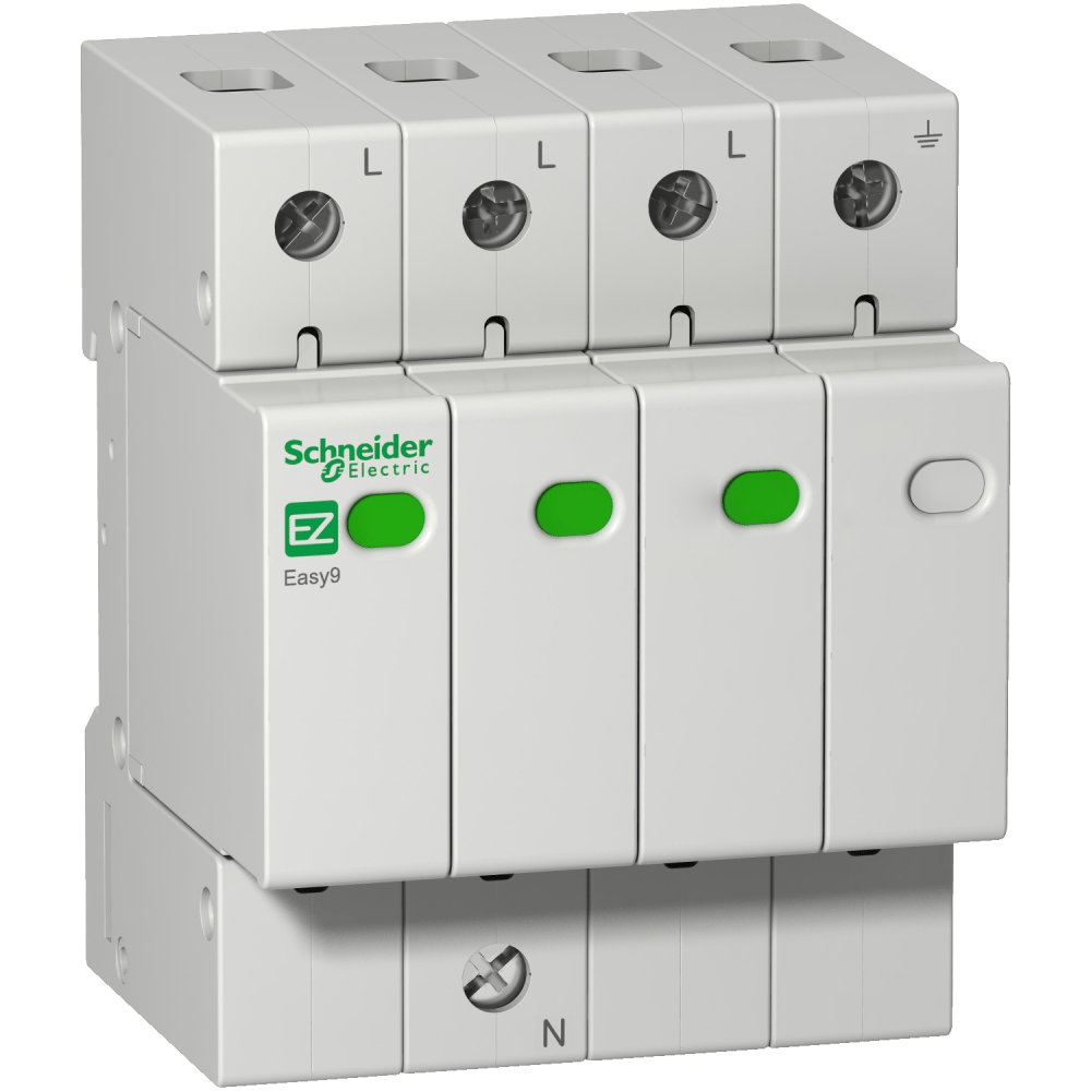 Schneider Electric EZ9L33745 Easy9 Tip 2 Parafudr 3P+N 45kA