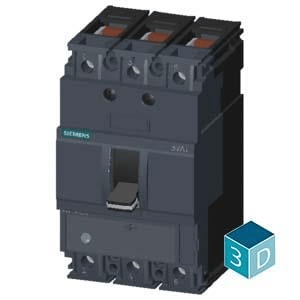 Siemens 3VA1163-5EE36-0AA0 Kompakt Şalter 63 Amper 55kA Tm220