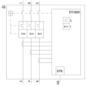 Siemens 3VA2612-5HL32-0AA0 Kompakt Şalter 1250A. 55kA ETU320