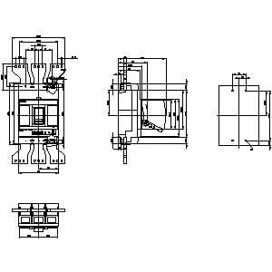 Siemens 3VA2612-5HL32-0AA0 Kompakt Şalter 1250A. 55kA ETU320