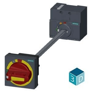 Siemens 3VA9157-0FK25 Döner Kurma Kolu Milli Sarı/Kırmızı