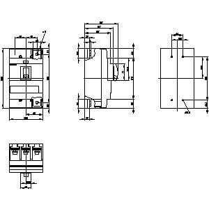 Siemens 3VM1340-4EE32-0AA0 Kompakt Şalter 400A. 36 kA TM220